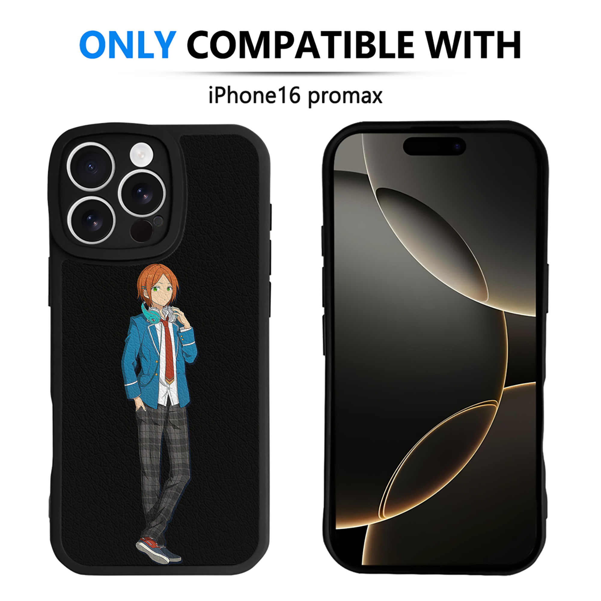 （画像用） あんさんぶるスターズ! Ensemble Stars 【iPhone 16シリーズ対応】シリコンスマホケース（レザー調） 材質：シリコン